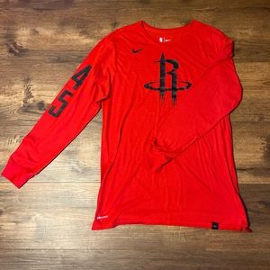 Nike Houston Rocket’s Long Sleeve Shirt